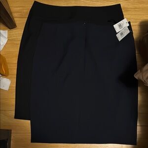 The Limited Black & Blue Bundle Pencil Skirts